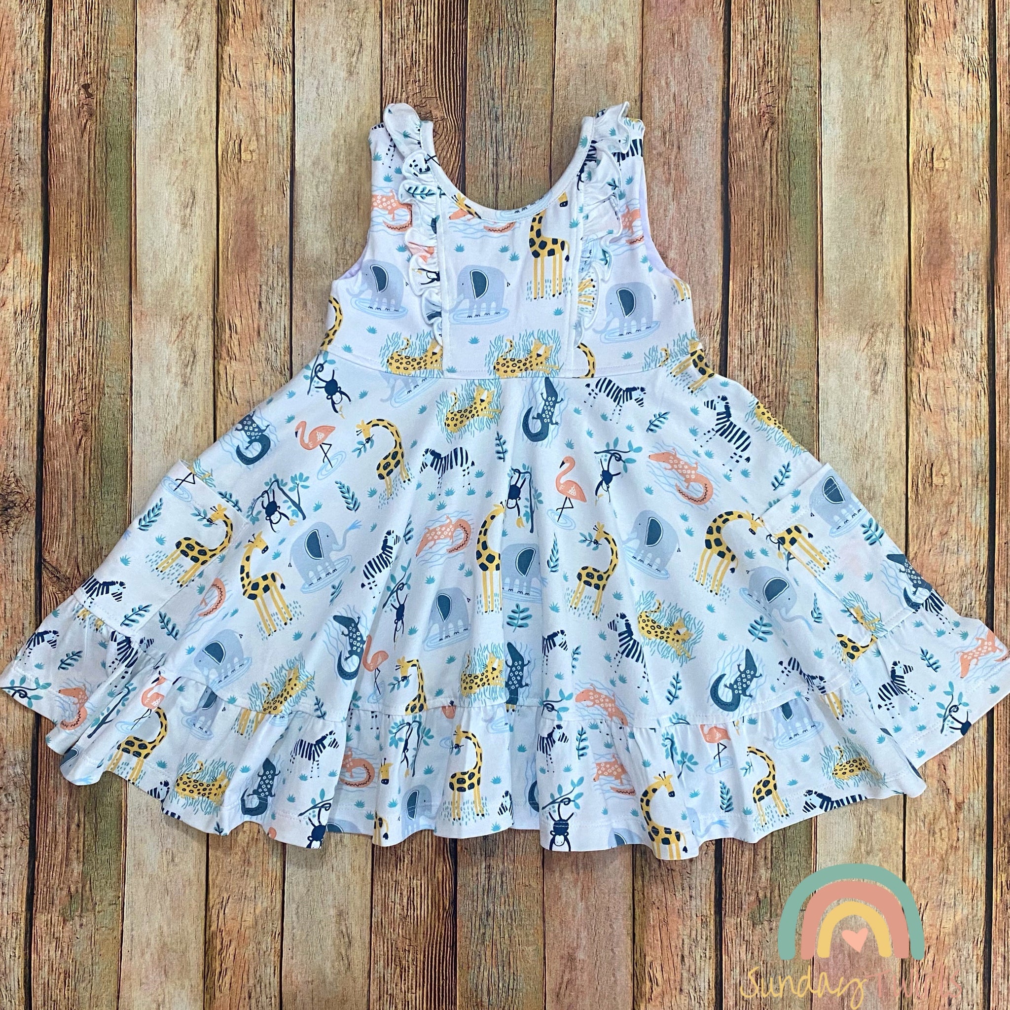 Zoo Days Twirl Dress